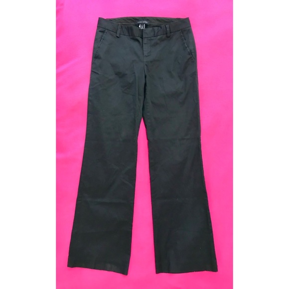 BANANA REPUBLIC Black Wide Leg Stretch Trousers - Picture 2 of 4